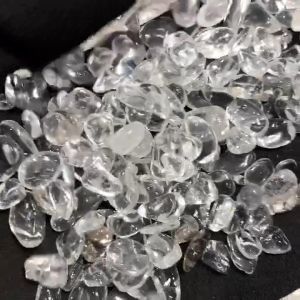 [HCM]Đá phong thủy thạch anh trắng vụn tự nhiên đã mài bóng khối lượng 300g giảm căng thẳng giải phóng năng lượng xấu sinh tài vượng khí