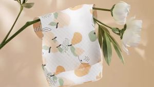10PCS Disposable Baby Bib Travel Waterproof Bib Lapik Makan Baby Eating Bibs Feeding Apron Paper Bib Individual Pack 一次性围兜 围嘴围兜