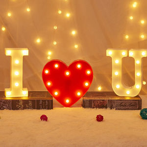 Vintage Marquee Letter Sign LED Bulb Light Up 3D Metal Wall Decor Bar Shop Sign Custom