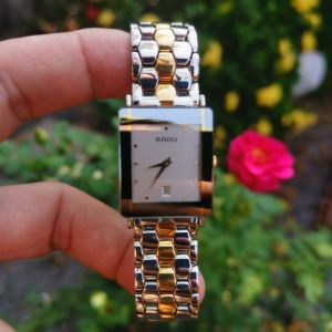 Đồng Hồ Nam Si Thụy Sĩ  ✨ RADO - Diastar _ Quartz 160.0487.3 - KÍNH SAPPHIRE 💞Size 24 mm💞 Size Dây Demi 19.5 cm 💞Chống Nước 30 Mét 🍀 N.174