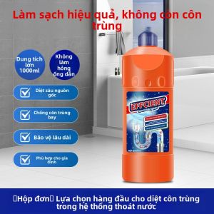 MONLEYTA | Kem thông đường ống mạnh mẽ Kem thông tắc bồn cầu nhà bếp Kem tiêu hóa dầu mùi Kem loại bỏ mùi hôi