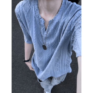 Mesh Breathable Stylish Short Sleeve T-Shirt