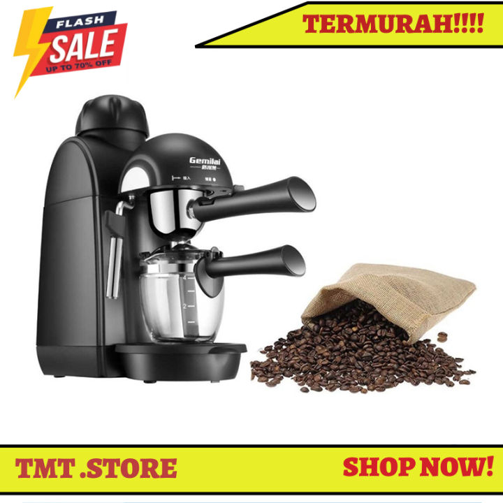 Mesin Kopi Semi Automatic Espresso Machine 240ml CRM2008 Inport / mesin kopi espresso full otomatis barista canggih serbaguna / mesin pembuat kopi espreso untuk barista warkop / Espresso Machine  murah awet kuat tahan canggih Original