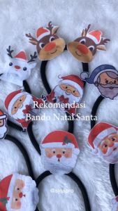 BANDO SANTA CLAUS PER BESAR/BANDO NATAL Untuk Dewasa Anak-Anak Lucu / Merry Christmas Topi Gereja