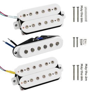 Bộ Pickup Guitar Điện PHRILAM HSH Ceramic Humbucker & Single Coil & Humbucker Neck/Middle/Bridge Passive Pickup Có Sẵn Ba Màu