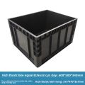 Hộp Nhựa Chống Tĩnh Điện Hình Chữ Nhật Màu Đen Để Đựng Vật Liệu Sắp Xếp Hộp Đựng Linh Kiện Có Nắp Bao Bì Lưu Trữ Dụng Cụ. 