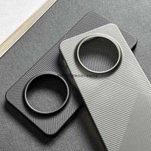 Huawei Mate80Pro Ultra-Thin Skin-Like Full-Coverage Protective Case Geometric Diagonal Pattern Business Style PC Material