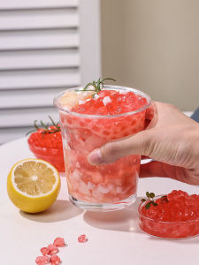 Bite Sized Crispy Fruit Flavored Tea Powder Snack Small Packaged Pear Grape Flavor 50g*6 Bags for Milk Tea And Ice Dessert