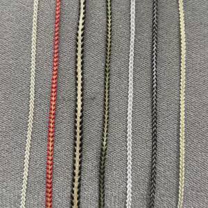 5m/16.4ft Each Pack Multicolor Braided Cord Lace Trim Thin Metallic Gold Colorful Braid for Sewing Dresses Lingerie DIY Crafts