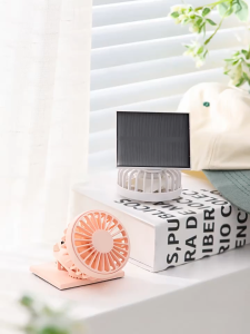 Rechargeable Clip Fan Mini USB Desk Fan Adjustable Angle Portable Fan with Battery for Office Dorm Computer