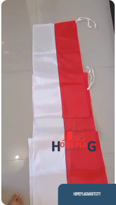 Bendera Layur Merah Putih 4 Meter | Bendera Hias HUT RI 17 Agustus Dekorasi Jalan & RT RW