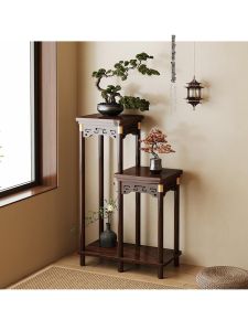 MOLORE | Chinese Style Multi-tiered Wooden Indoor Plant Stand