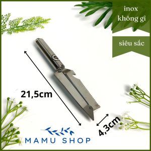 Dao hai lưỡi dao bào gọt vỏ rau củ inox không gỉ Mamu shop M64