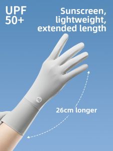 Sun Protection Breathable Thin Fingerless Gloves
