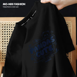 Loose Cotton Short Sleeve T-Shirt Women Summer Printed Street Style Base Layer Top Couple Matching Half Sleeve Trendy Design