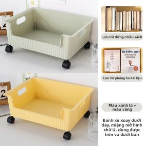 Hộp Đựng Sách Dưới Bàn Di Chuyển Được