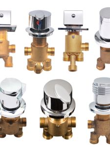 Vòi Sen Phòng Tắm Ba Mảnh Vòi Sen Phòng Tắm Hai Vào Một Ra Van Chuyển Đổi Nước Nóng Và Nước Lạnh Phụ Kiện Van Trộn