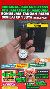 JAM TANGAN ALEXANDRE CHRISTIE WANITA ORIGINAL 1015 AC 1015 AC1015 - Women NG - Kulit - Hitam Perak - Jamdunia / Jam dunia JD18 # JAM TANGAN ALEXANDER CHRISTIE WANITA JAM ALEXANDER CHRISTIE WANITA + AC 1015 L1 AC1015 AC1015L1 AC 1015L1 ACF1015L1 S003