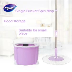 MyJae Single Bucket Spin Mop Lantai Moden Mop Save Place