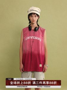 Unvesno Vintage Washed Cotton Pure Basic Loose Printed Logo Summer Vest Youth Trendy Lightweight Comfortable Cotton Tank Top