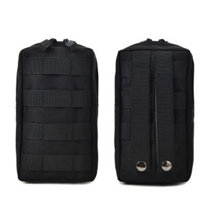 600D Oxford Outdoor  Bag EDC Molle Tool Zipper Waist Accessories Durable Belt Comouflage Pouch  Airsoft