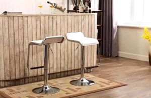 Kursi Bar Kursi Hidrolik Kursi Cafe Dengan Pijakan Bar Chair MiniBar Kitchenset Kursi Makan Premium