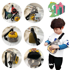 Kids Cartoon Dinosaur Chest Bag Fashion Waist Packs Toddlers Sling Shoulder Crossbody Bag for Kids