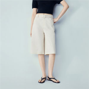 Giordano | New Summer Pure Cotton Belted Casual Pants