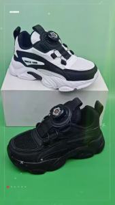 NBGAGA | White Childrens Fashion Sports Shoes Leather Student Casual School Walking Footwear Anti-skid Boys& Girls Running Sneaker