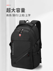 Mens Large Capacity Business Travel Backpack Computer Bag Hiking Bag School Bag Outdoor Function Style Dual Shoulder Strap