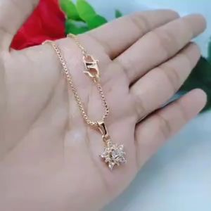 Kalung Italy Wanita Panjang 456075 cm Perhiasan Aksesoris Tembaga Lapis Emas Terlaris Termurah