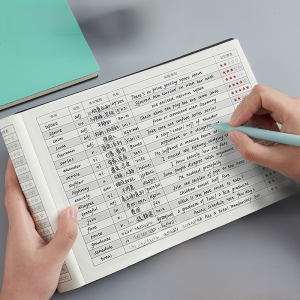 Thickened Square English Word Notebook High School Students Specialized Study Supplies College Entrance Exam Practice Book