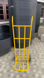 รถเข็นของ รุ่นหนา 5มิล ด้ามจับ3/4" ล้อ8" ท้องเหล็กแบน รับน้ำหนัก 150กก. ท้อโค้งและท้องตรง รถเข็น