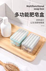 ＃1045＃肥皂气泡盒 Multifunctional Soap Bubble Box Roller Spring Soap Bubbles Maker Drainer