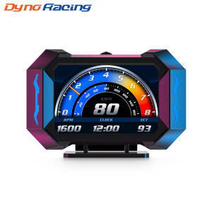 P25 OBD2 Gauge Car HUD Head Up Display Gauge Display Tachometer Gauge Multi-function Digital Speedometer with Car Speed