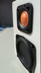 OneAudio HK 2 inci 20W 4 Ω Tweeter Bernada Tinggi Oranye Speaker Mobil Magnetic Neo Treble Speaker