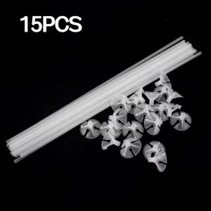 15/30 Chiếc Trong Suốt Bóng Gậy Có Cốc Trong Suốt Giữ Cho Sinh Nhật Đám Cưới Tốt Nghiệp Trang Trí Tiệc Nhựa Bóng Tròn Phụ Kiện