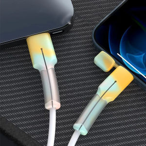 \ud83d\udd25[For Type-C] Cable Protector For Type-C Protective Case Silicone Mobile Phone Charger Cable Protector Cover Wire Winder