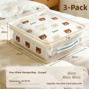 bicoy | Mesh Fabric Storage Bags 4pcs