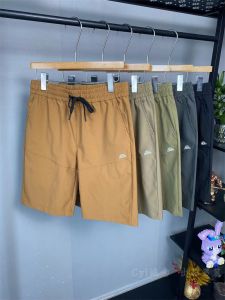 Outdoor Mountain Series Quick Dry Breathable Waterproof Summer Mens Lightweight Elastic Waist Sports Leisure Five-Quarter Shorts