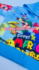 Angel Baby Kid Cartoon Super Mario Jacket Mario Budak Jaket