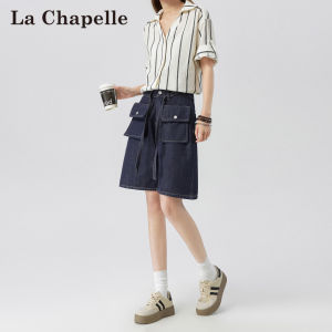 La Chapelle | Quần Short Đenim Ôm Có Túi Lớn