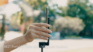 Ulanzi SK27 154cm Magnetic Phone Holder Clamp Tripod Selfie Stick Stand Bluetooth Remote for Mobile Smartphone