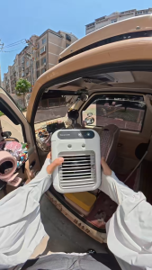 ✅2026 NEW✅JOMO Portable Air Cooler Mini Air Conditioner Mist Cooler USB Cooling Fan Desk Humidifier
