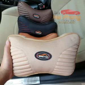 [Đủ màu] Bộ 2 Gối Tựa Đầu Ô Tô Cao Cấp Siêu Mềm Chống Đau Mỏi Cổ Khi Đi Xe