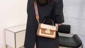 SURFGEIR 588 Vintage Color All-Match Square Bag Womens Fashion Elegant Crossbody Bag