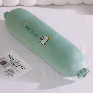 Đệm Dài Hình Trái Cây Candy Ice Bean Cho Bé Trai Và Bé Gái Đệm Ngủ Hình Con Vật Tròn Hình Trụ Có Thể Tháo Rời Đệm Đầu Giường Bằng Vải Lụa Băng