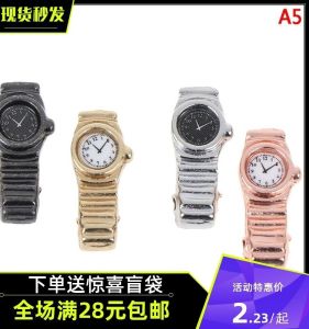 BJD Doll House Accessories Scene Model Doll Props Kids Furniture Artificial Mini Alloy Small Watch Ornaments