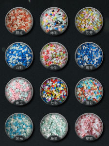 Colorful Stone Color Small Stone Succulent Paving Stone Gardening Garden Swing Word Stone Flower Pot Pot Ornamental Stone Particles