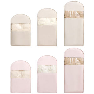 【New Arrival】 Premium Hanging Garment Storage Bag with Self Compression Zipper for Coats and Dresses in Stylish Design